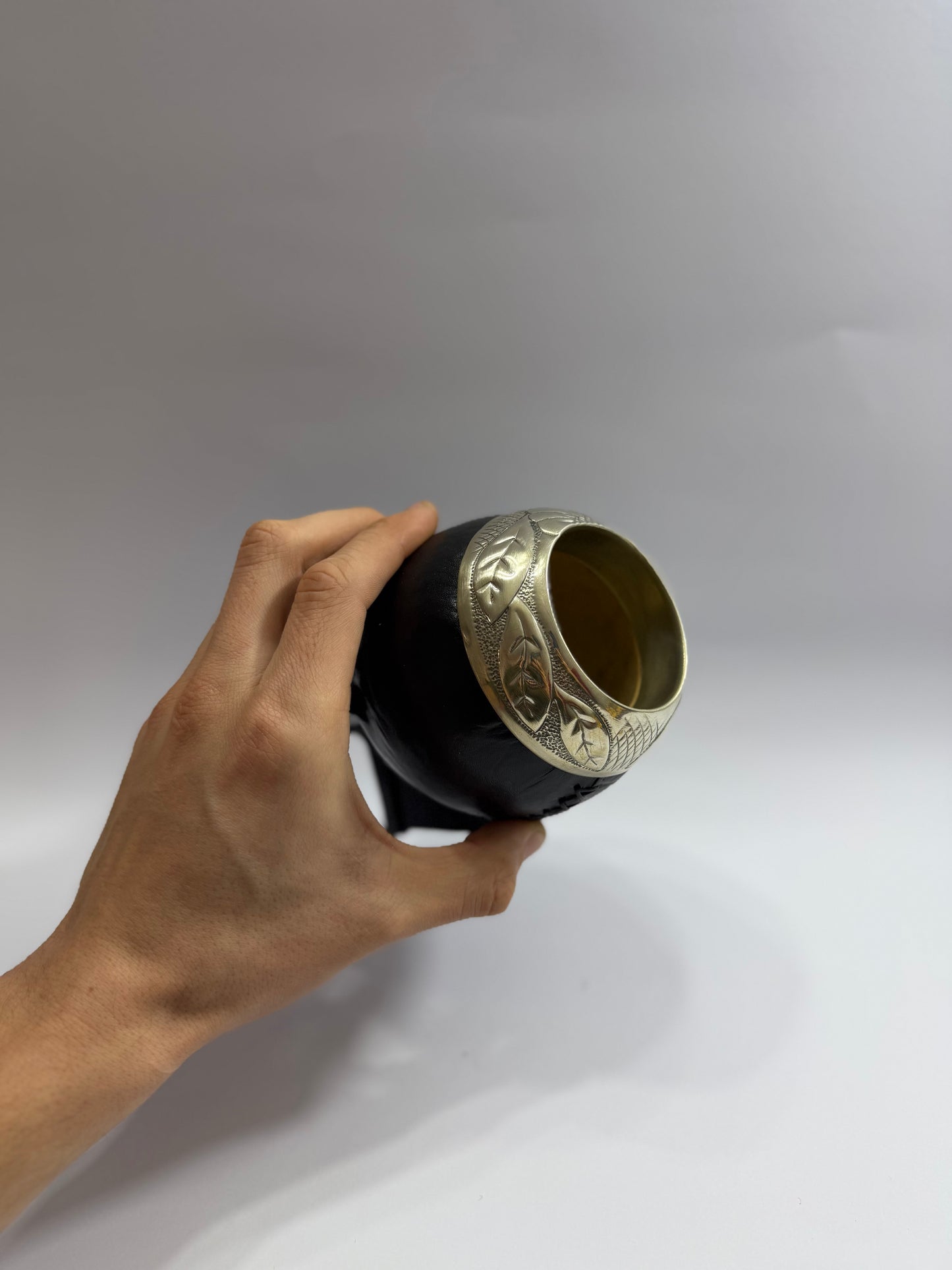 Mate Torpedo Premium Negro De Calabaza Virolon Uruguayo Artesanal Al Lacre ππ’πππ¦ π¬ πππ’π₯.
