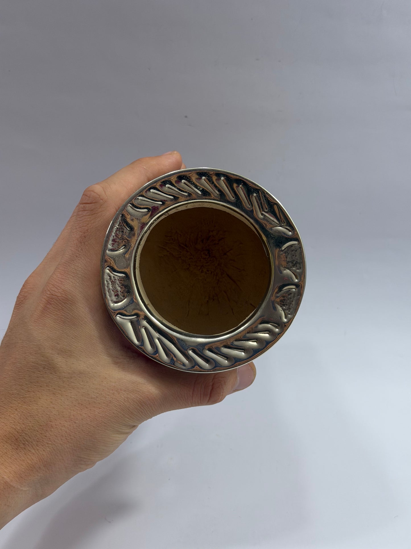 Mate Imperial Cuero Croco Café #2