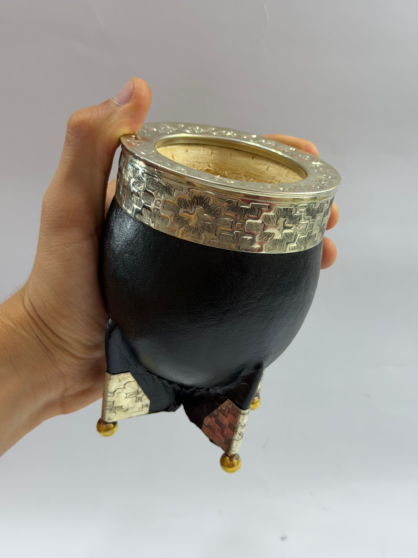 Mate Imperial Premium Esquineros de Alpaca Diseño #1