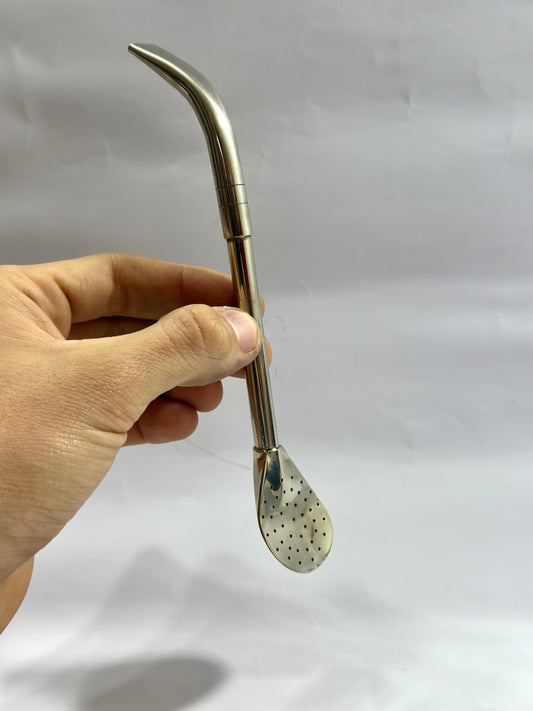 Bombilla Pico Loro Alpaca Lisa Filtro Uruguayo XL