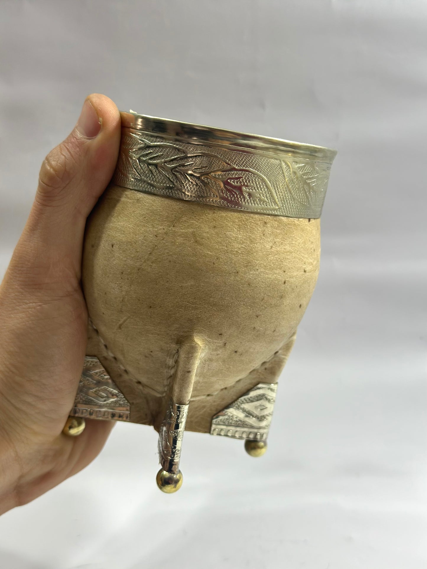 Mate Imperial Premium Cuero Crudo Diseño #3