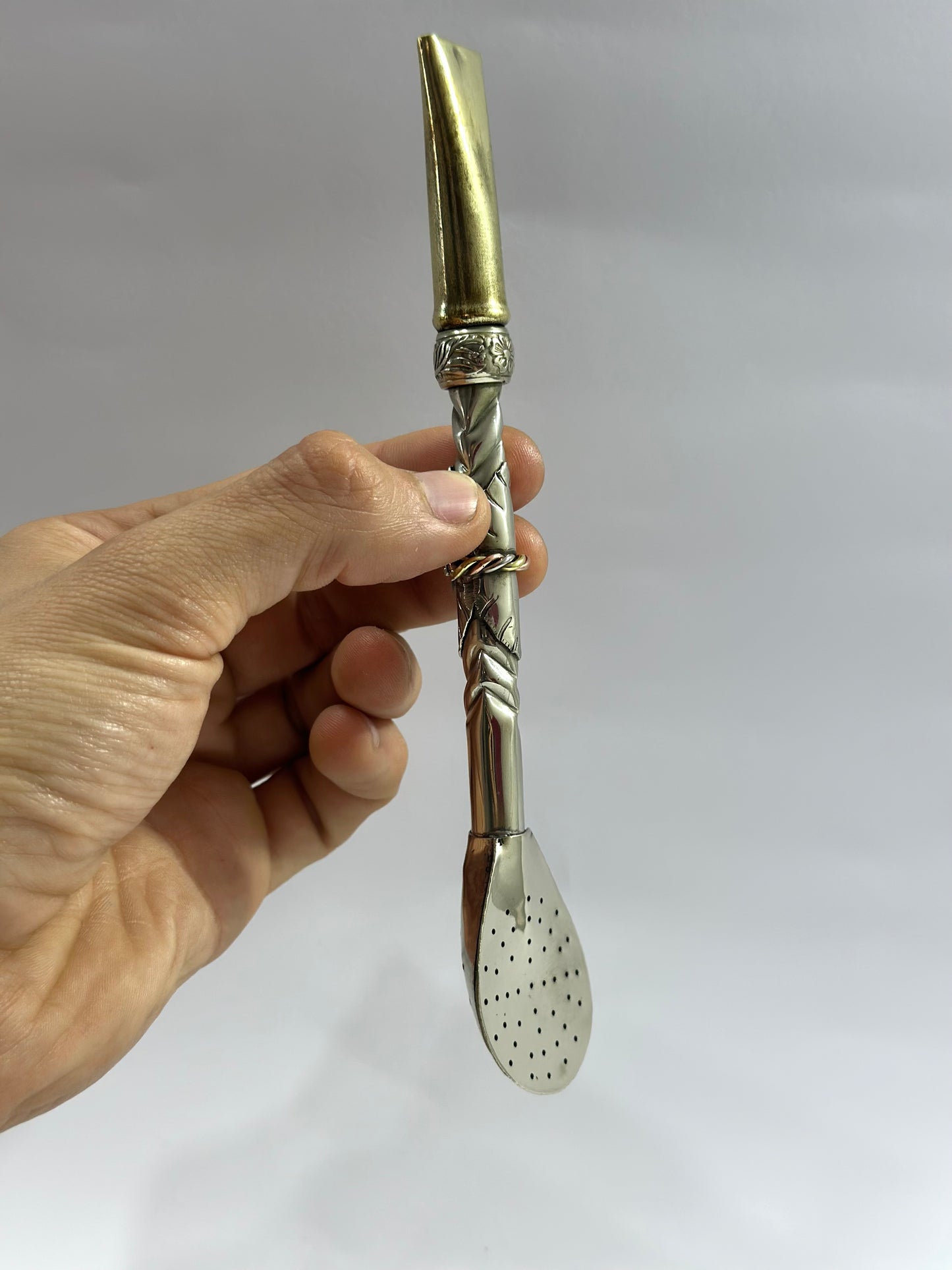 Bombillón Premium Alpaca Hoja Calada Filtro XL Uruguayo