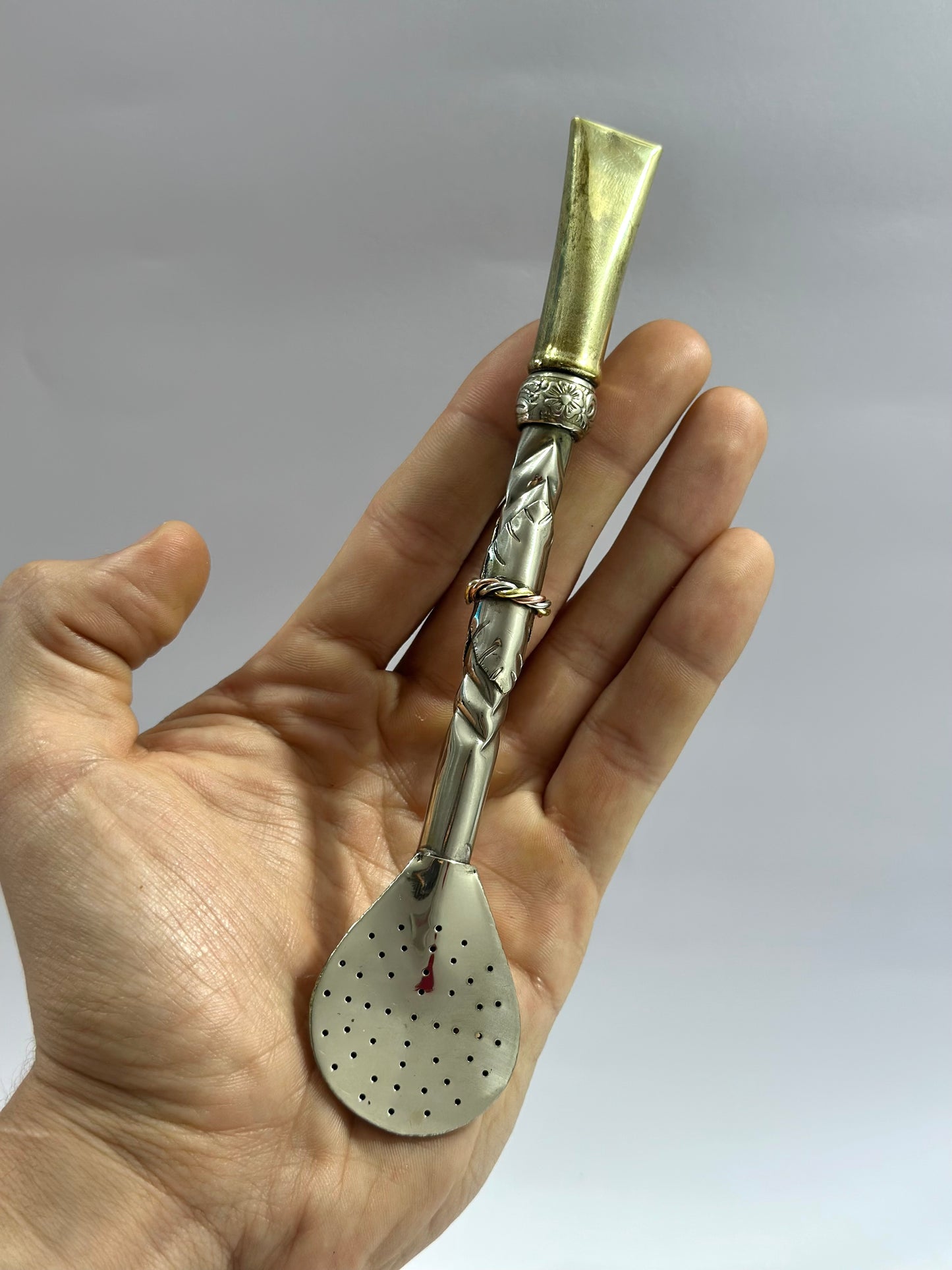 Bombillón Premium Alpaca Hoja Calada Filtro XL Uruguayo