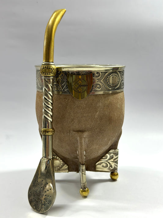 Mate Imperial Premium Homenaje Huachipato En Cuero Crudo