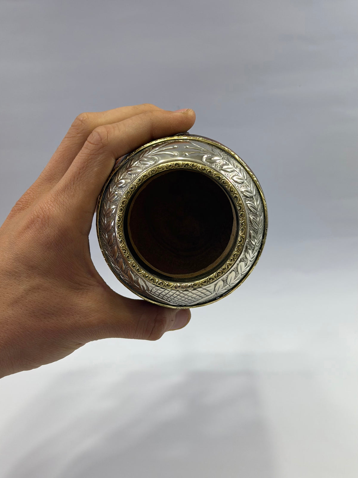 Mate Torpedo Premium Café De Calabaza Virolon Uruguayo Artesanal Al Lacre 𝗟𝗔𝗨𝗥𝗘𝗟 + 𝗗𝗢𝗕𝗟𝗘 𝗛𝗘𝗕𝗥𝗔 𝗗𝗘 𝗕𝗥𝗢𝗡𝗖𝗘