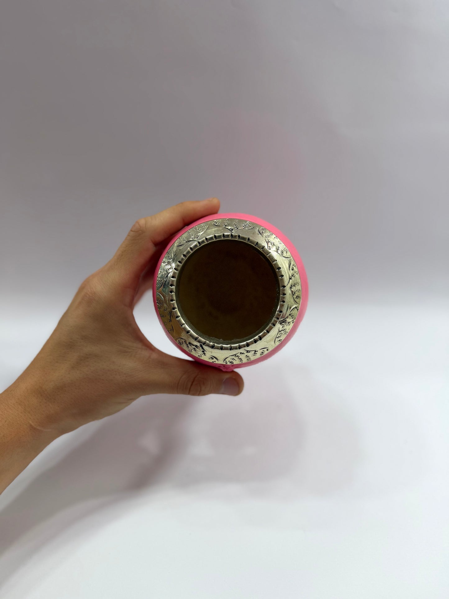 Mate Torpedo De Calabaza Rosado