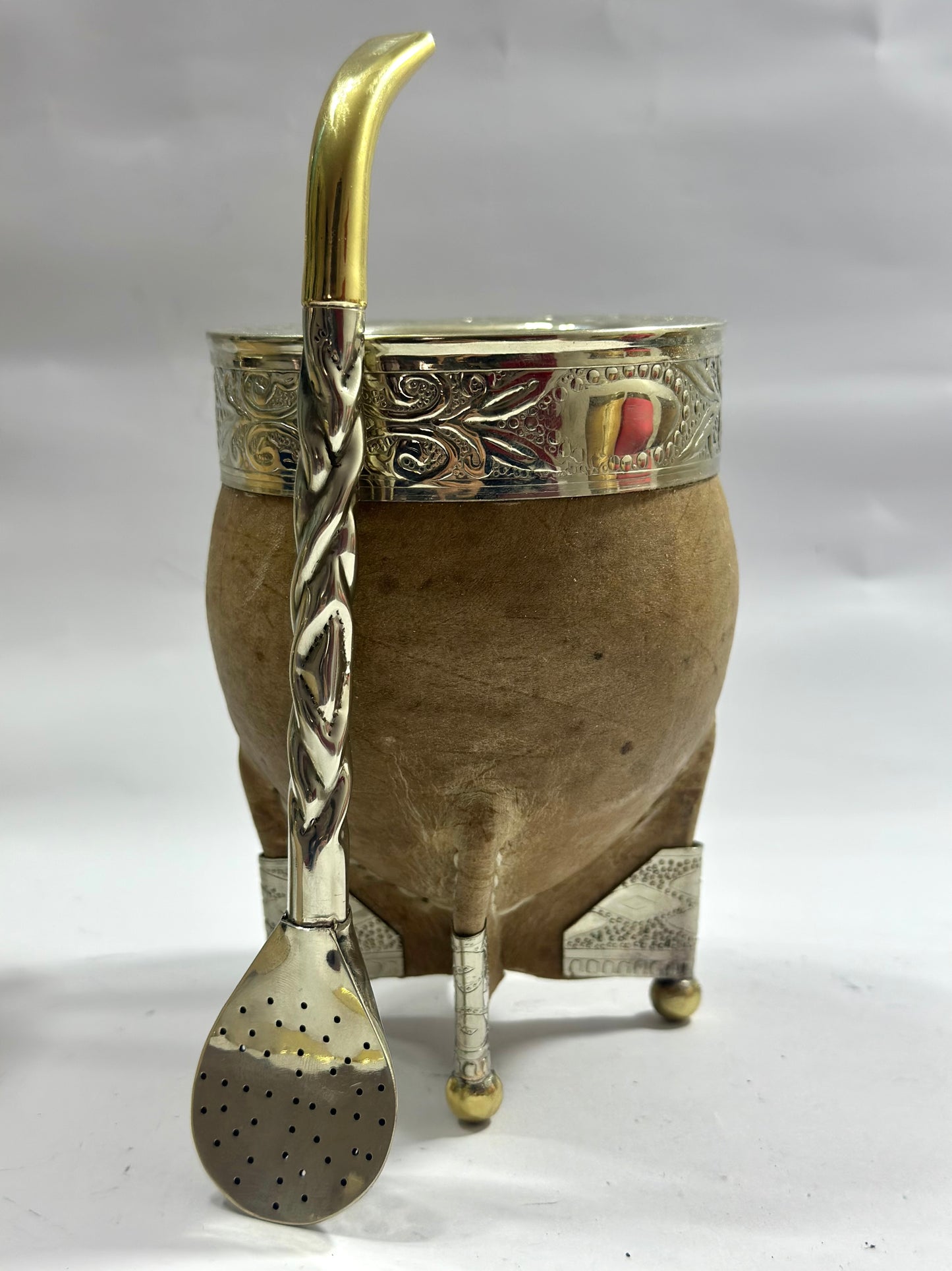 Mate Imperial Premium Cuero Crudo Diseño #2