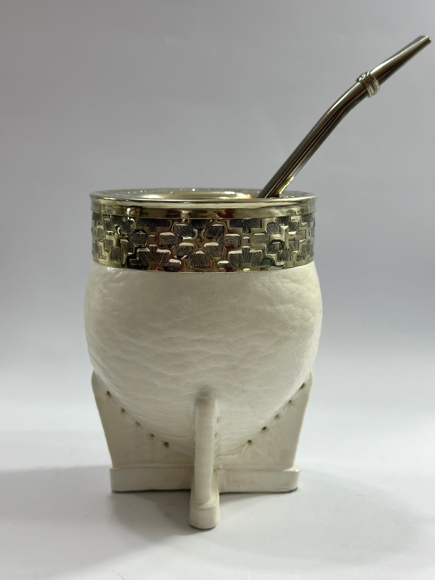 Mate De Acero + Bombilla