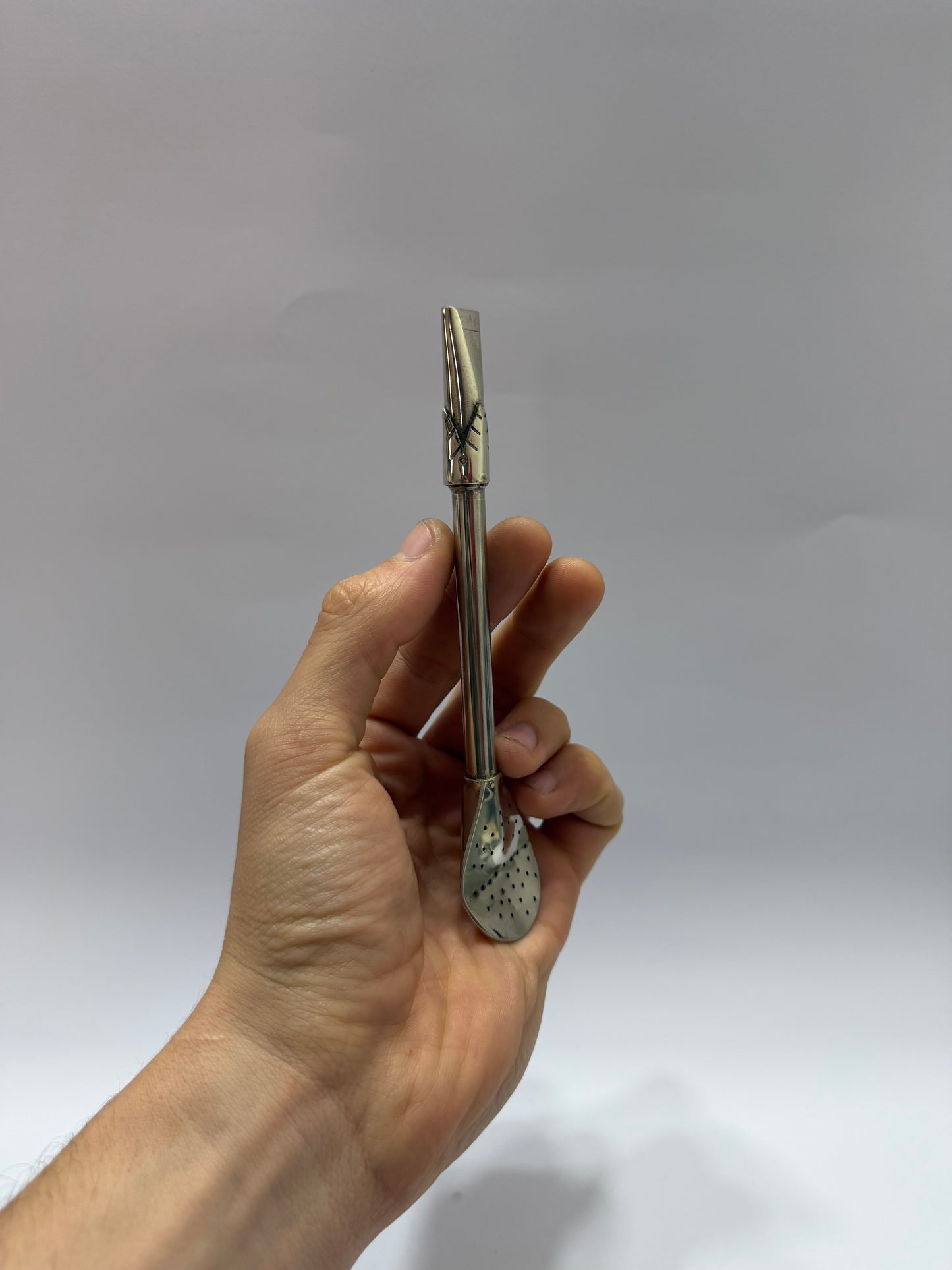 Bombilla Alpaca Coronada Filtro Uruguayo XL