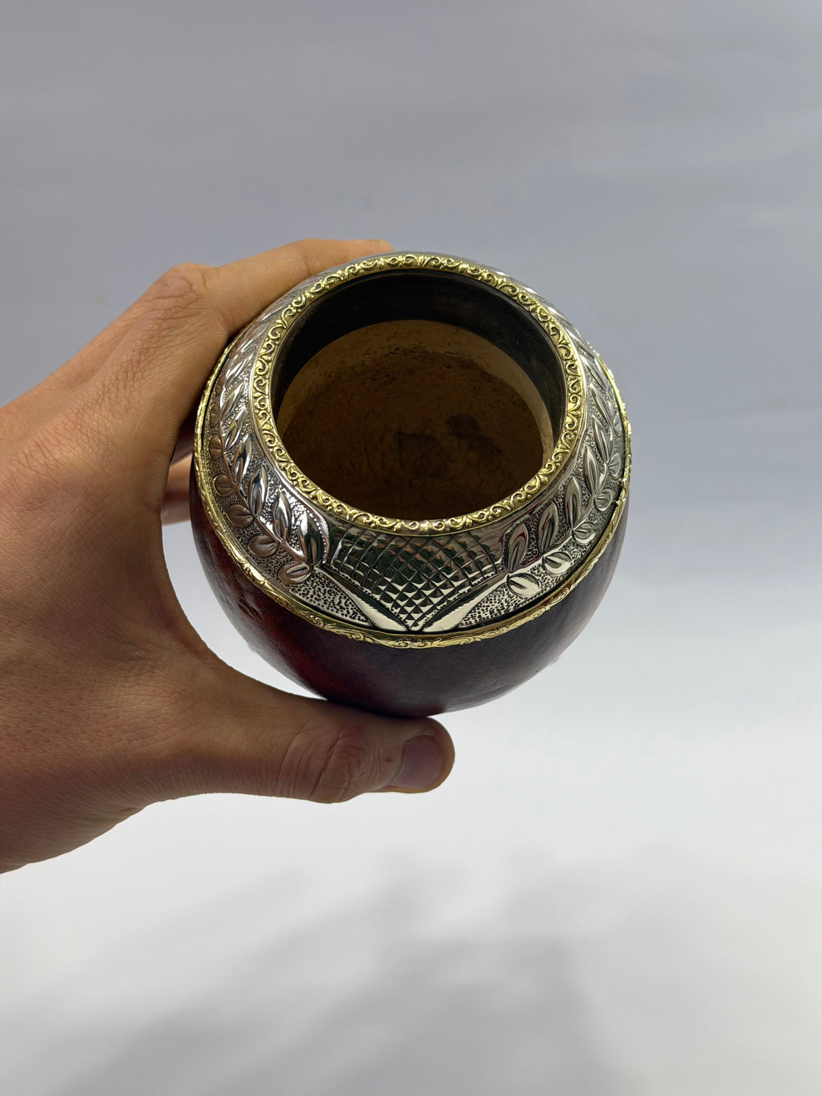 Mate Torpedo Premium Café De Calabaza Virolon Uruguayo Artesanal Al Lacre 𝗟𝗔𝗨𝗥𝗘𝗟 + 𝗗𝗢𝗕𝗟𝗘 𝗛𝗘𝗕𝗥𝗔 𝗗𝗘 𝗕𝗥𝗢𝗡𝗖𝗘
