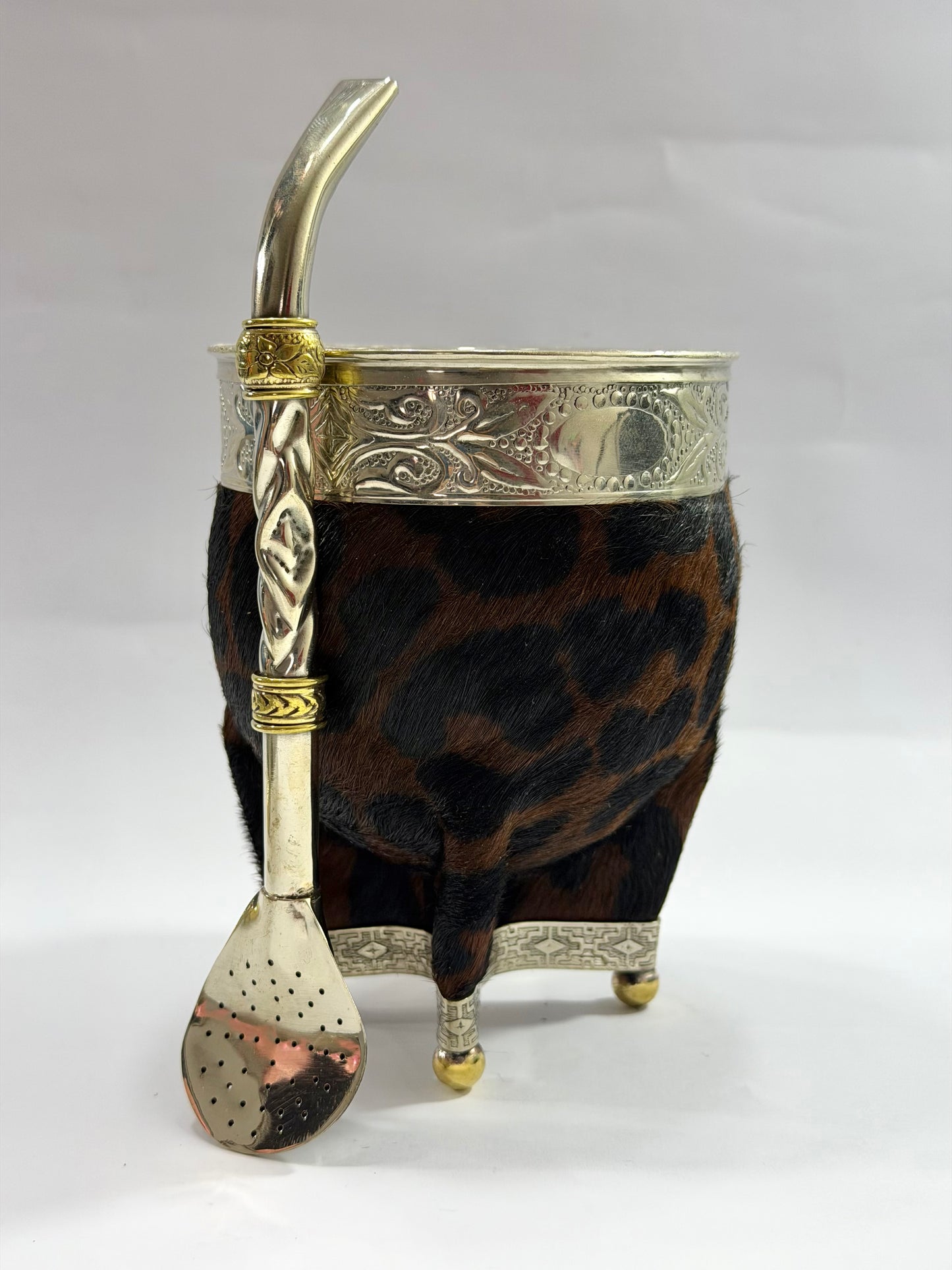 Mate Imperial Premium De Calabaza Animal Print De Selección