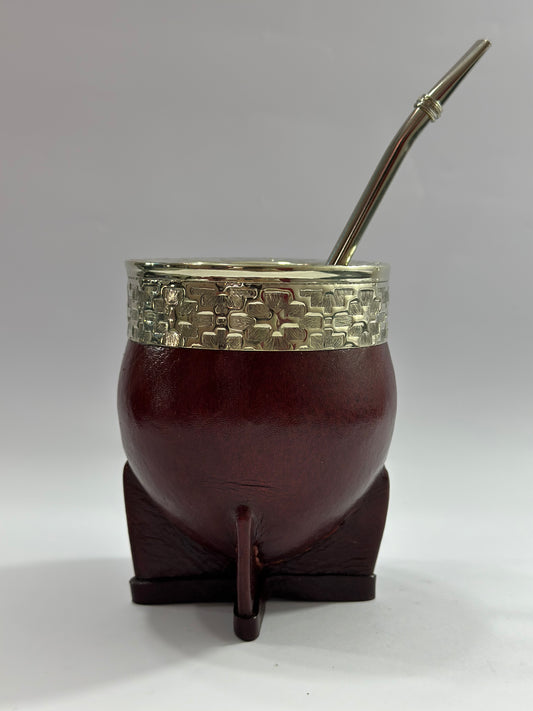 Mate Imperial Café Borravino de calabaza #1 + Bombilla de Acero Tradicional