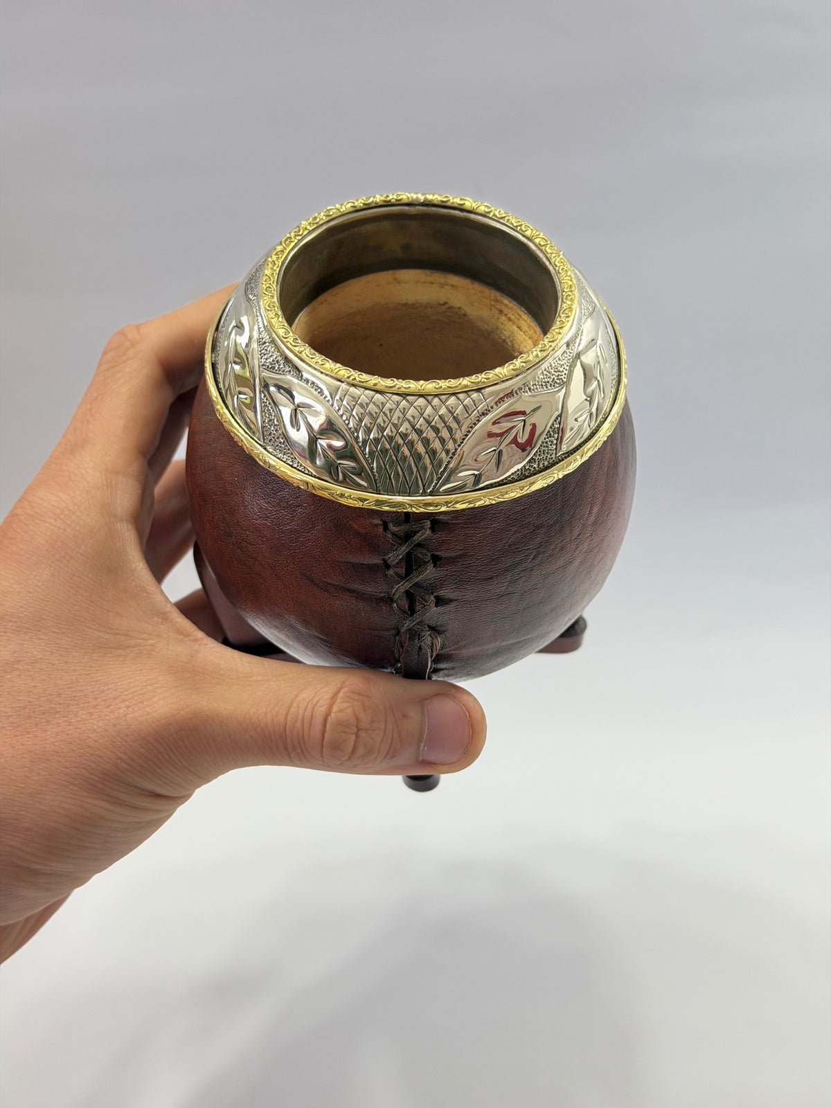 Mate Torpedo Premium Café De Calabaza Virolon Uruguayo Artesanal Al Lacre 𝗛𝗢𝗝𝗔𝗦 𝗬 𝗙𝗟𝗢𝗥 + 𝗗𝗢𝗕𝗟𝗘 𝗛𝗘𝗕𝗥𝗔 𝗗𝗘 𝗕𝗥𝗢𝗡𝗖𝗘