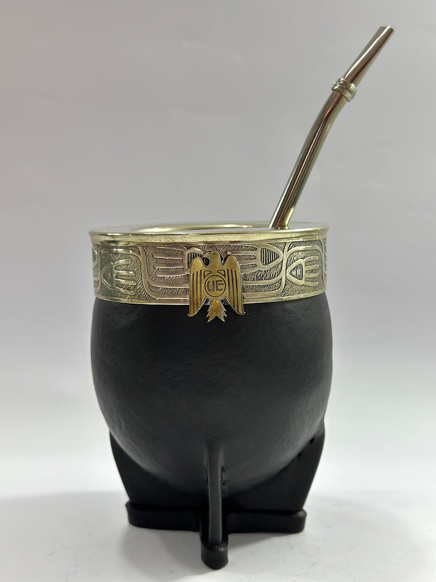 Mate Imperial De Calabaza Unión Española + Bombilla de Acero Tradicional