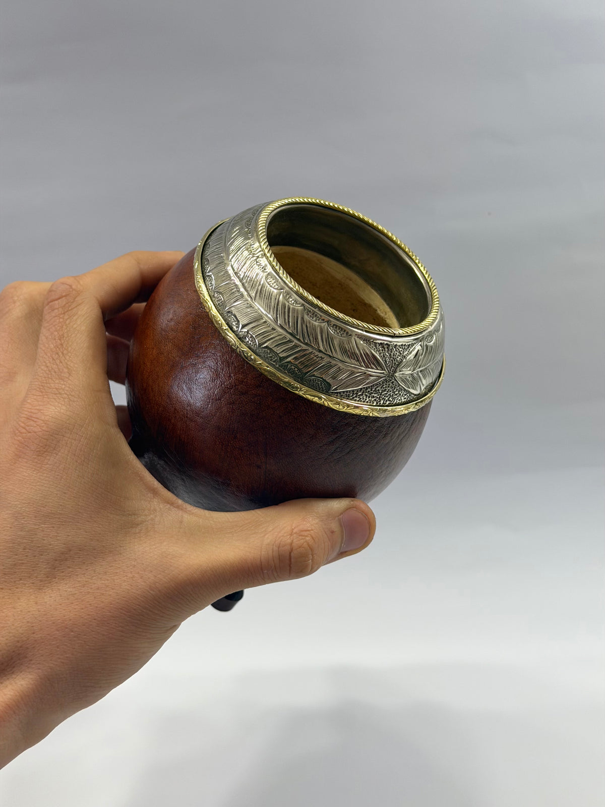 Mate Torpedo Premium Café De Calabaza Virolon Uruguayo Artesanal Al Lacre 𝗛𝗘𝗟𝗘𝗖𝗛𝗢 + 𝗗𝗢𝗕𝗟𝗘 𝗛𝗘𝗕𝗥𝗔 𝗗𝗘 𝗕𝗥𝗢𝗡𝗖𝗘
