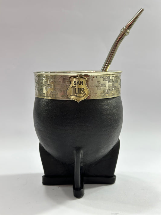 Mate Imperial De Calabaza San Luis De Quillota + Bombilla de Acero Tradicional