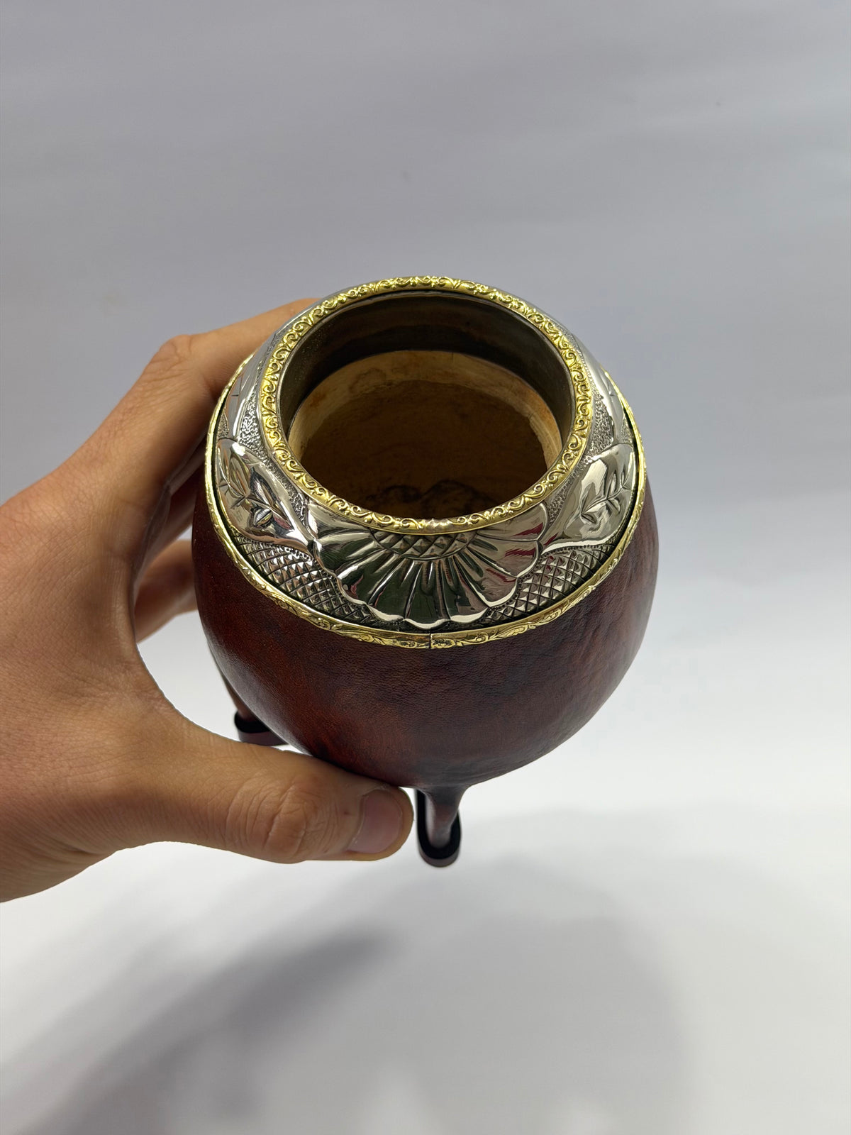 Mate Torpedo Premium Café De Calabaza Virolon Uruguayo Artesanal Al Lacre 𝗛𝗢𝗝𝗔𝗦 𝗬 𝗙𝗟𝗢𝗥 + 𝗗𝗢𝗕𝗟𝗘 𝗛𝗘𝗕𝗥𝗔 𝗗𝗘 𝗕𝗥𝗢𝗡𝗖𝗘