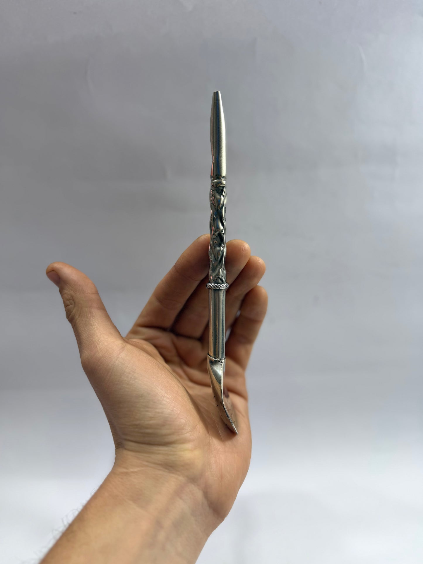 Bombillon Premium Caño Recto Artesanal Cincelado A Mano Filtro Uruguayo XL