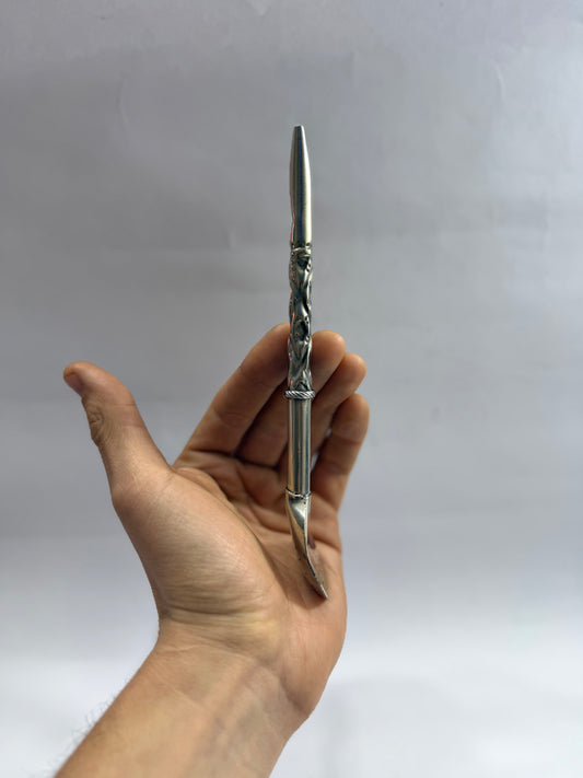 Bombillon Premium Caño Recto Artesanal Cincelado A Mano Filtro Uruguayo XL