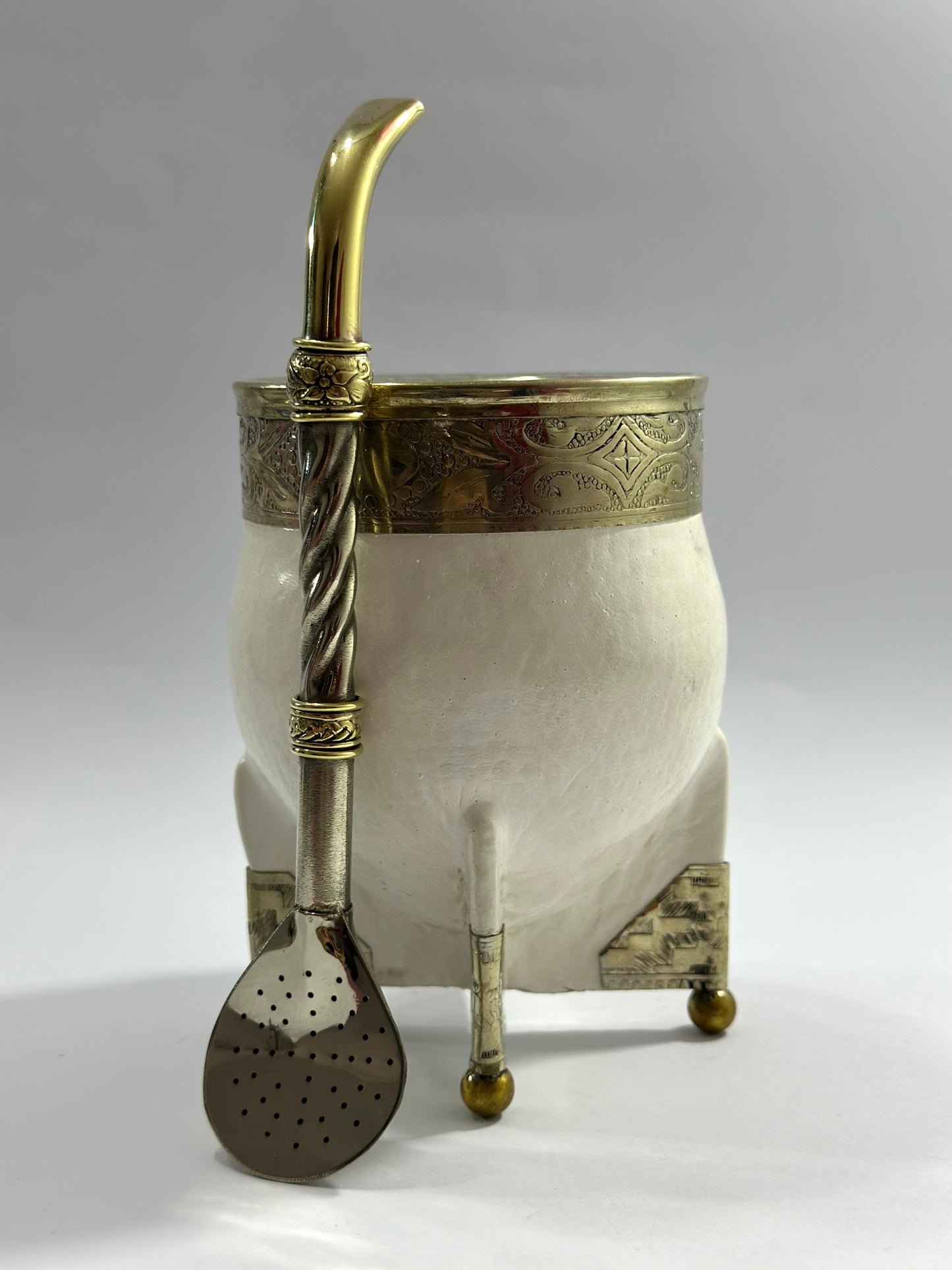 Mate Imperial Premium Blanco Esquineros de Alpaca #2