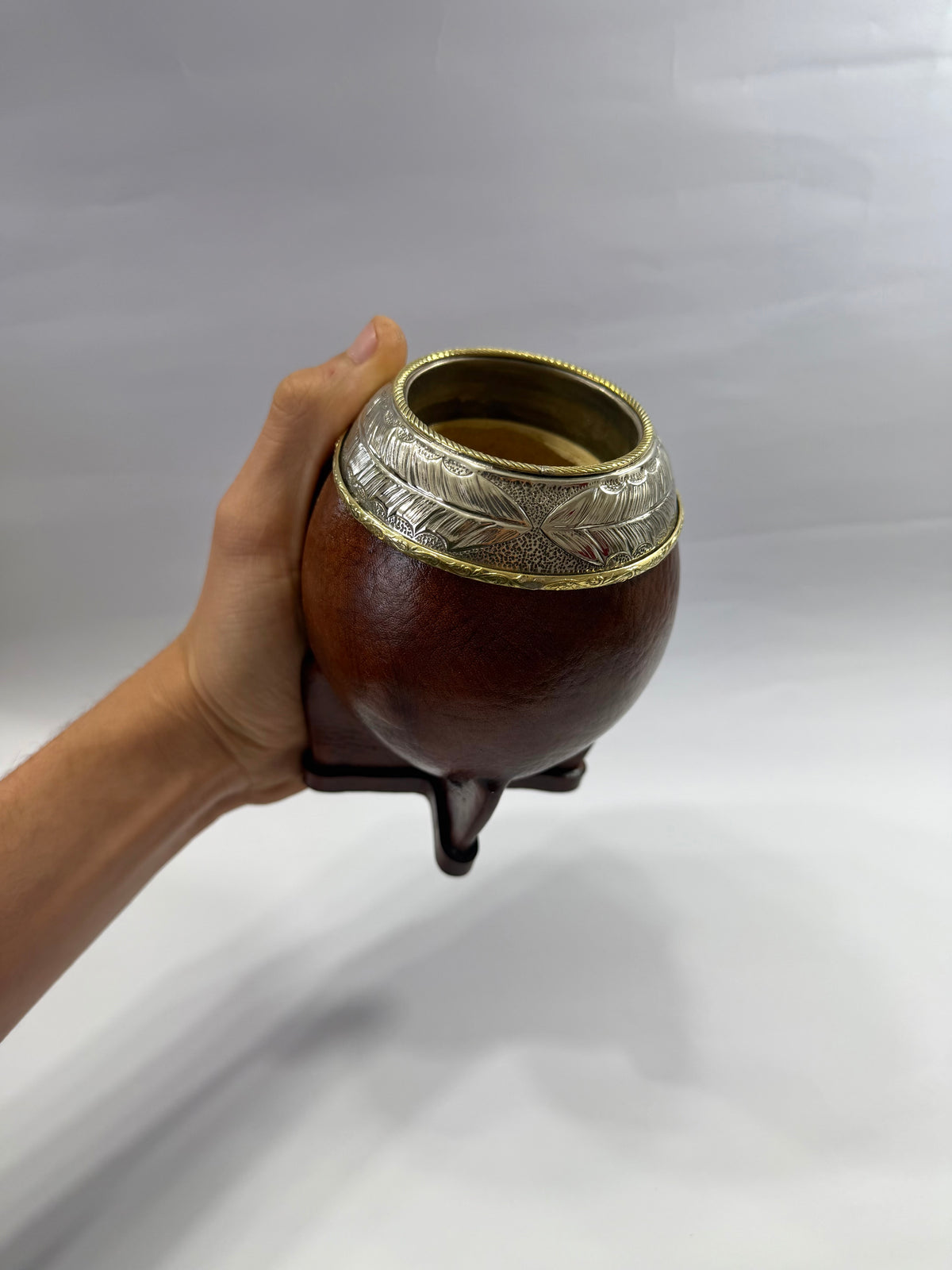 Mate Torpedo Premium Café De Calabaza Virolon Uruguayo Artesanal Al Lacre 𝗛𝗘𝗟𝗘𝗖𝗛𝗢 + 𝗗𝗢𝗕𝗟𝗘 𝗛𝗘𝗕𝗥𝗔 𝗗𝗘 𝗕𝗥𝗢𝗡𝗖𝗘