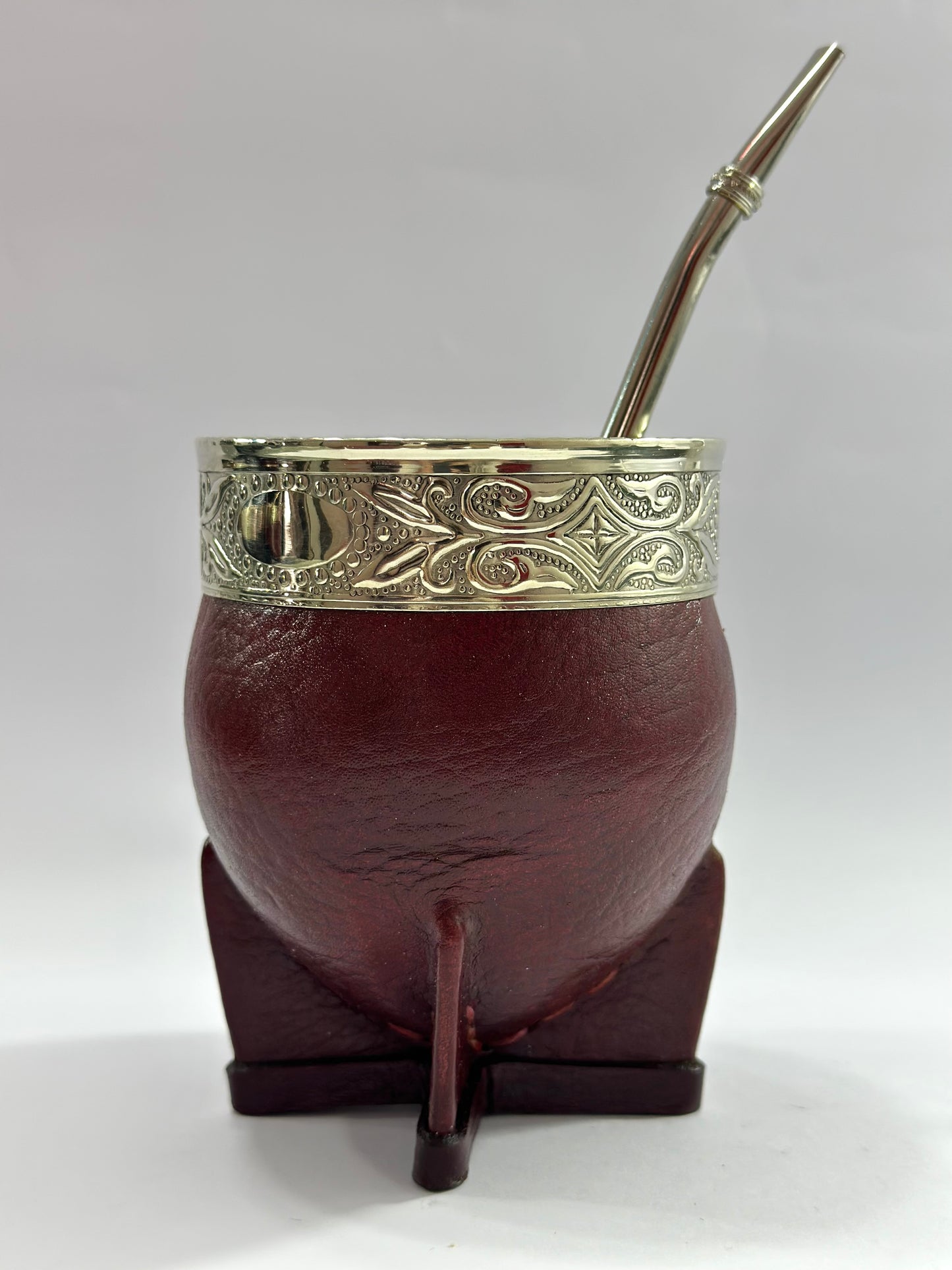 Mate imperial Café Borravino de Calabaza #2 + Bombilla de Acero Tradicional