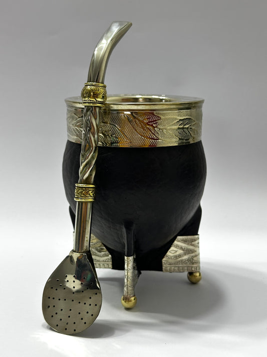 Mate Imperial Premium Esquineros de Alpaca Diseño #3