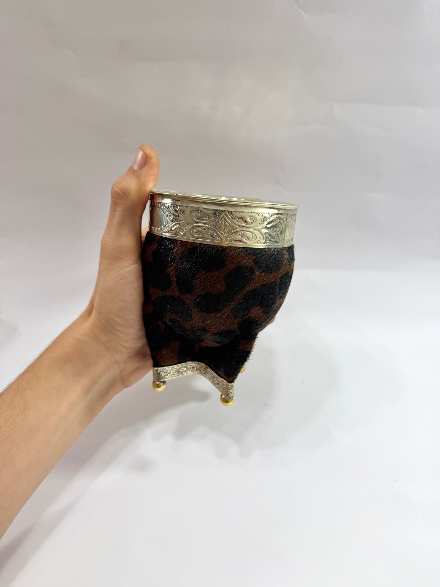 Mate Imperial Premium De Calabaza Animal Print De Selección