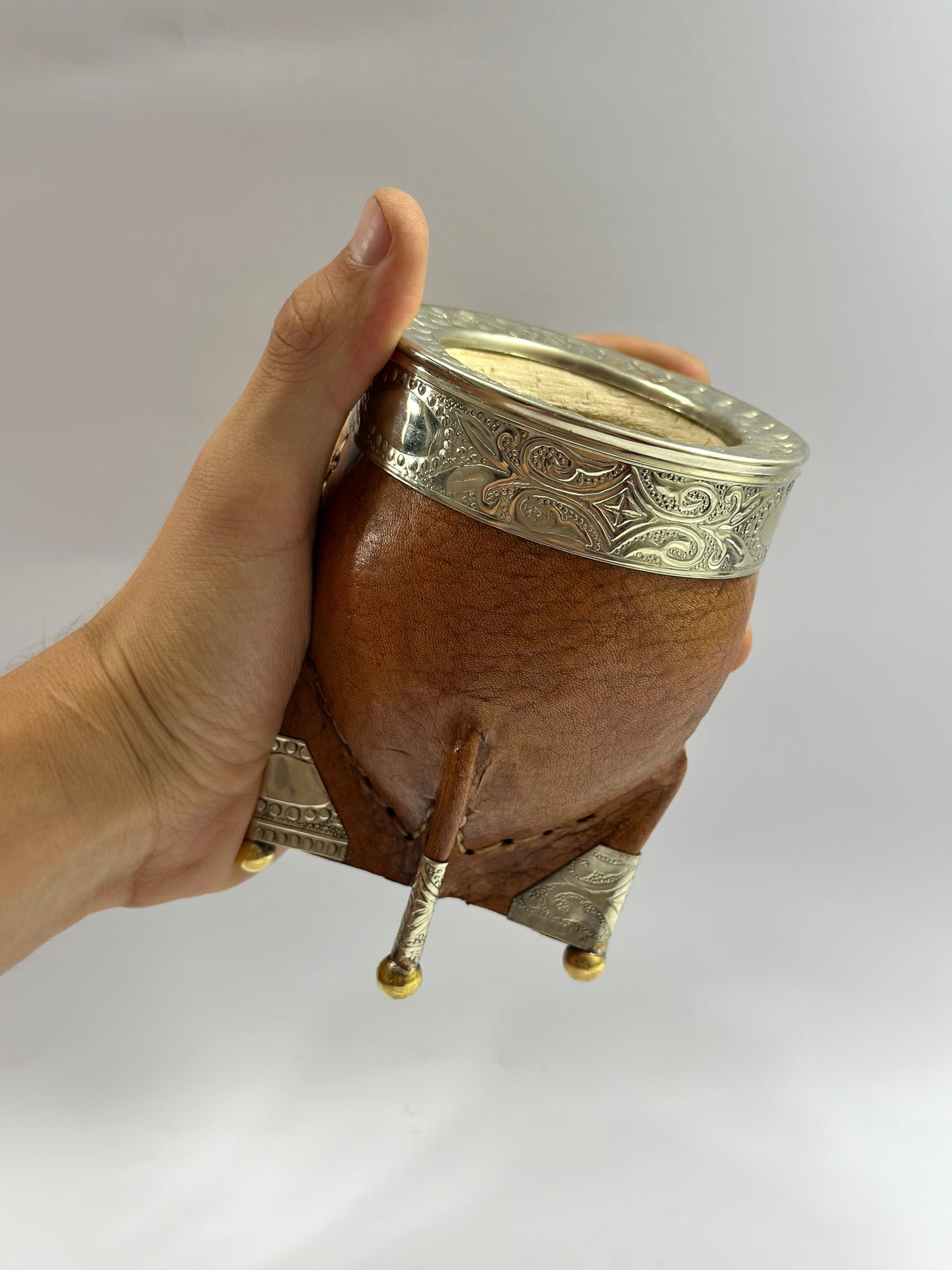 Mate Imperial Premium Café Esquineros de Alpaca Diseño #2