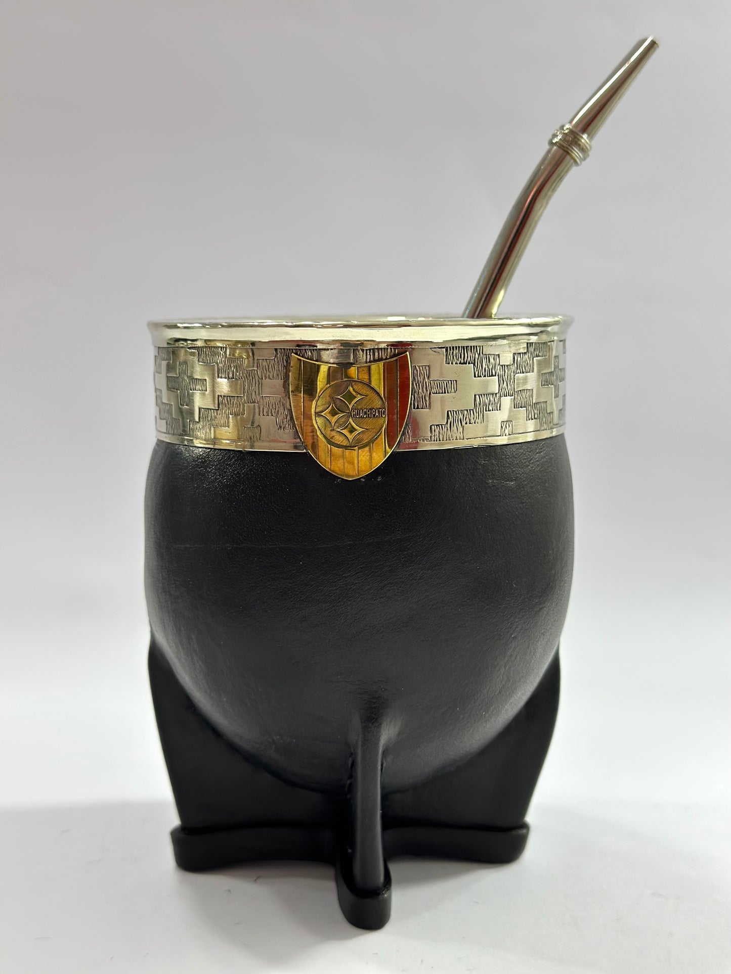 Mate Imperial De Calabaza Huachipato + Bombilla de Acero Tradicional