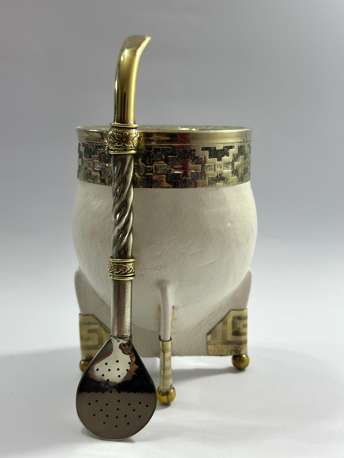 Mate Imperial Premium Blanco Esquineros de Alpaca #1