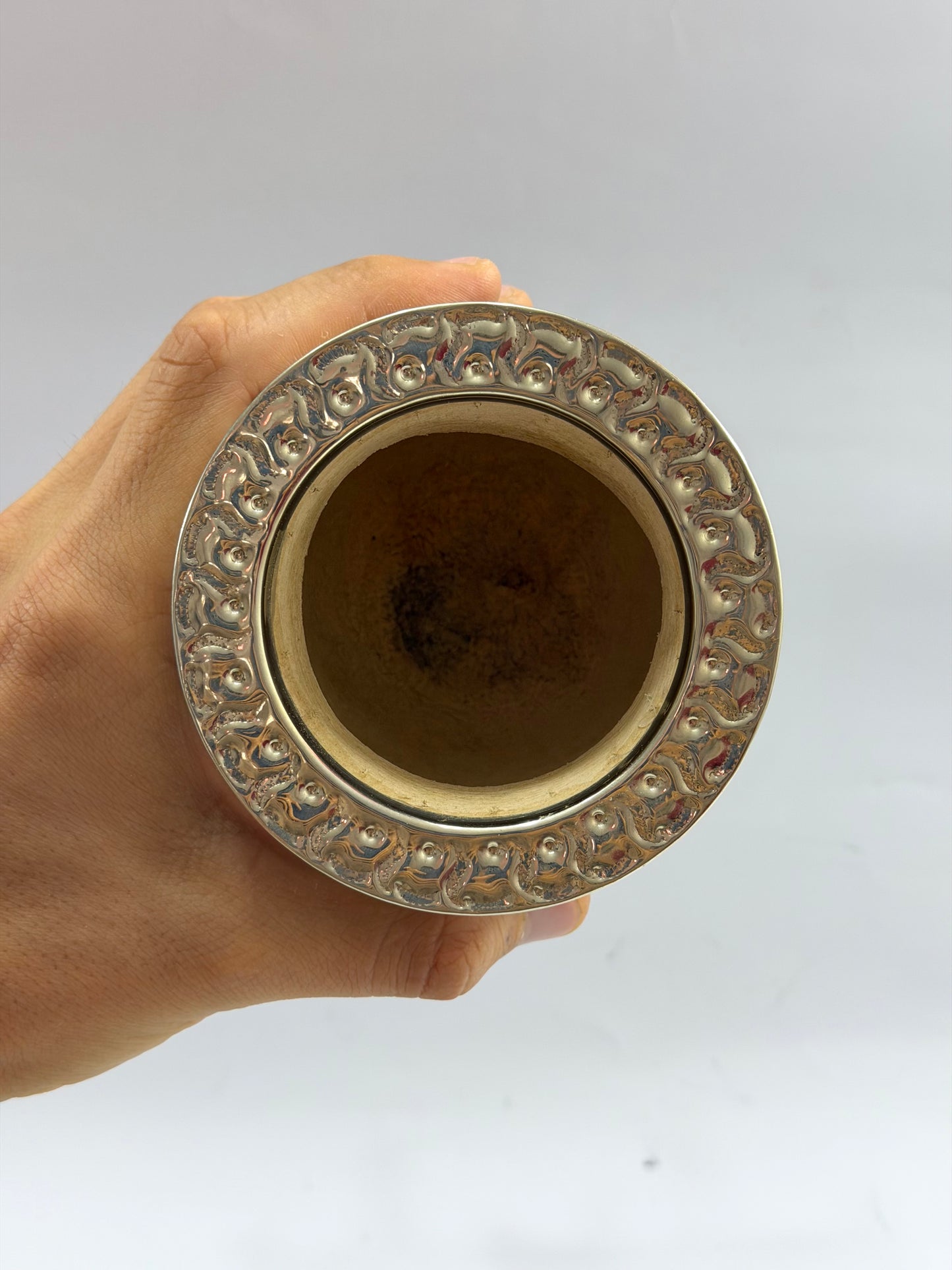 Mate imperial Premium esquineros de alpaca #2 + Bombilla Pico De Loro Acero inoxidable