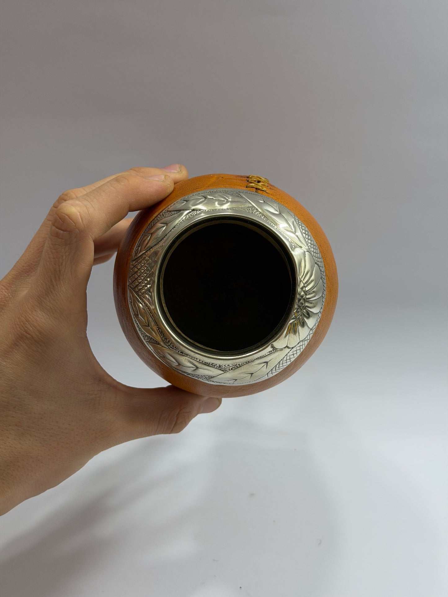 Mate Torpedo Premium Café De Calabaza Virolon Uruguayo Artesanal Al Lacre 𝗛𝗢𝗝𝗔𝗦 𝗬 𝗙𝗟𝗢𝗥.
