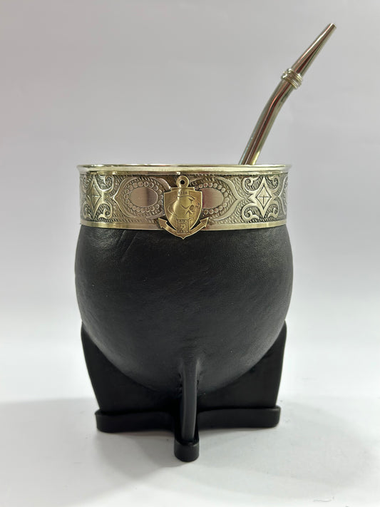 Mate Imperial De Calabaza Antofagasta + Bombilla de Acero Tradicional