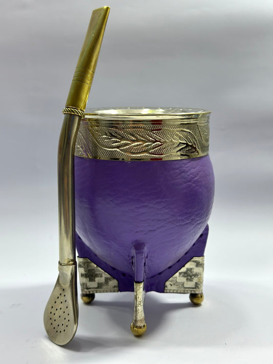 Mate Imperial Premium Esquineros de Alpaca Diseño #3