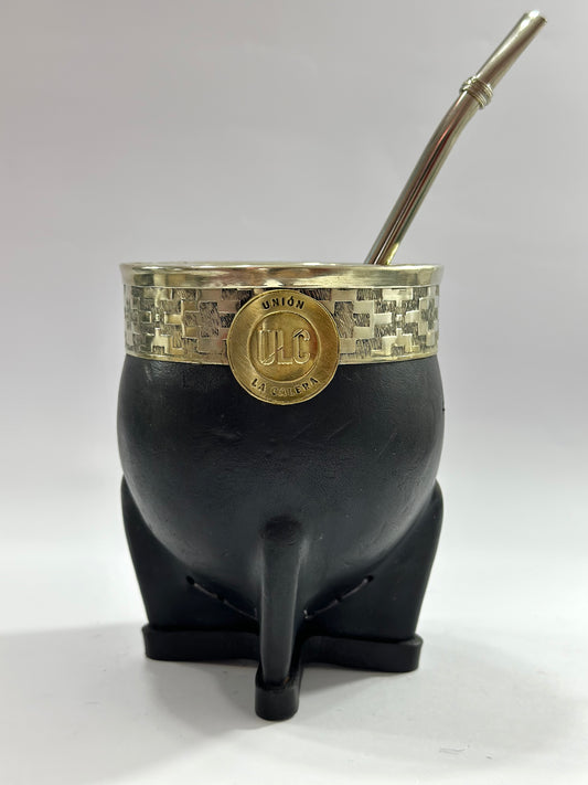 Mate Imperial De Calabaza Unión La Calera + Bombilla de Acero Tradicional.