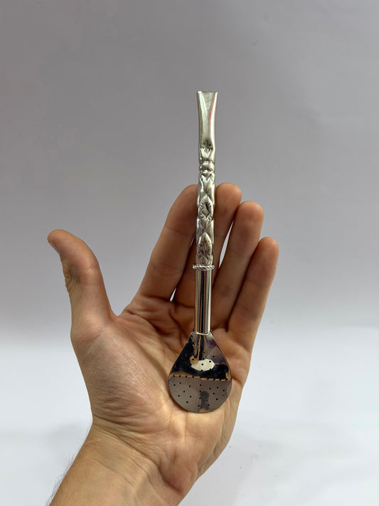 Bombillon Premium Artesanal Cincelado A Mano , Filtro Uruguayo XL