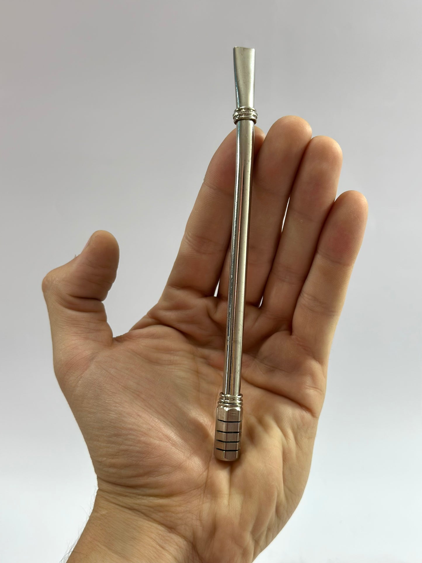 Mate Imperial Negro de Acero #1 + Bombilla de Acero Tradicional