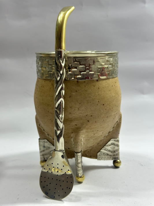 Mate Imperial Premium Cuero Crudo Diseño #1