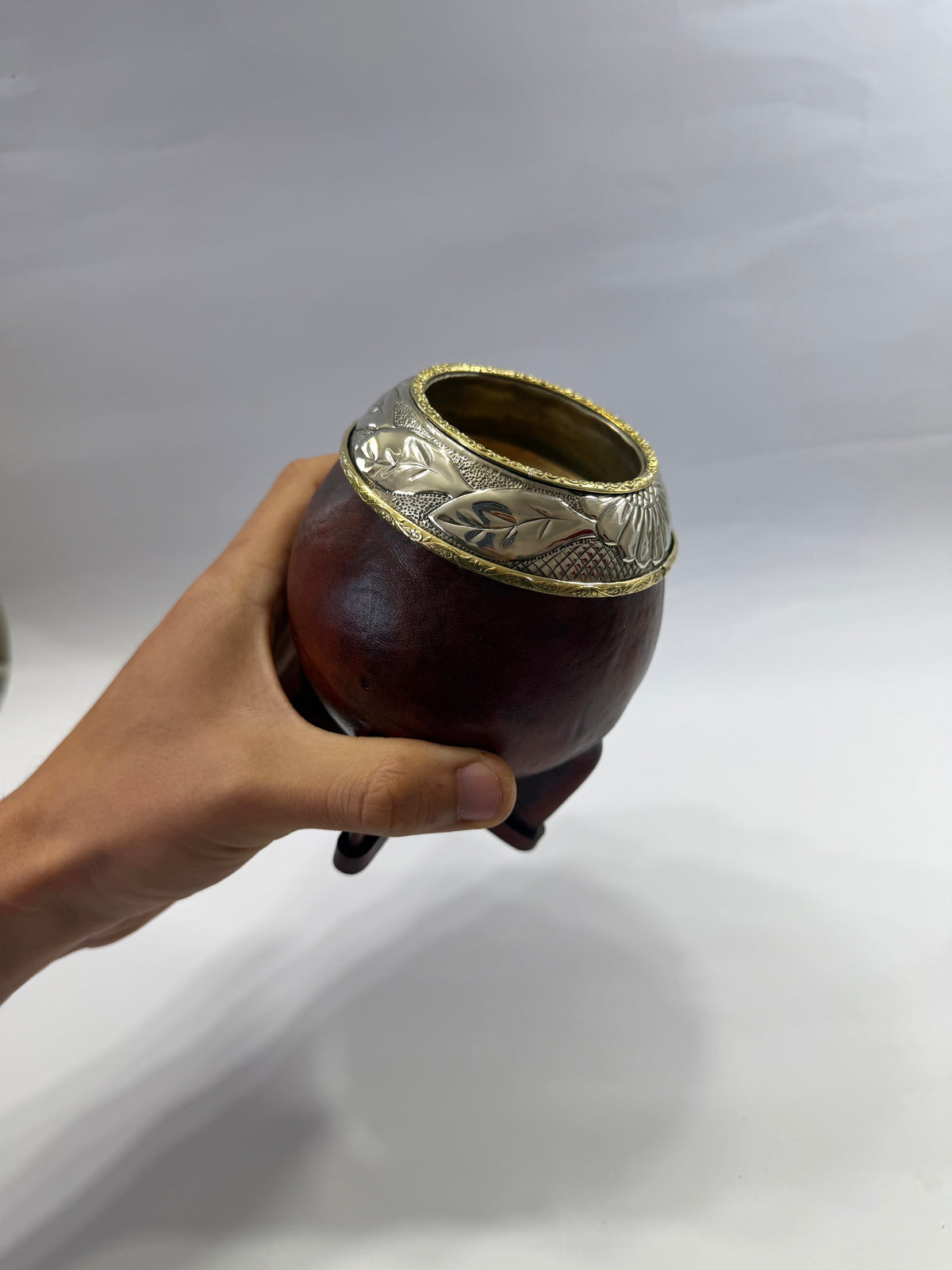 Mate Torpedo Premium Café De Calabaza Virolon Uruguayo Artesanal Al Lacre 𝗛𝗢𝗝𝗔𝗦 𝗬 𝗙𝗟𝗢𝗥 + 𝗗𝗢𝗕𝗟𝗘 𝗛𝗘𝗕𝗥𝗔 𝗗𝗘 𝗕𝗥𝗢𝗡𝗖𝗘