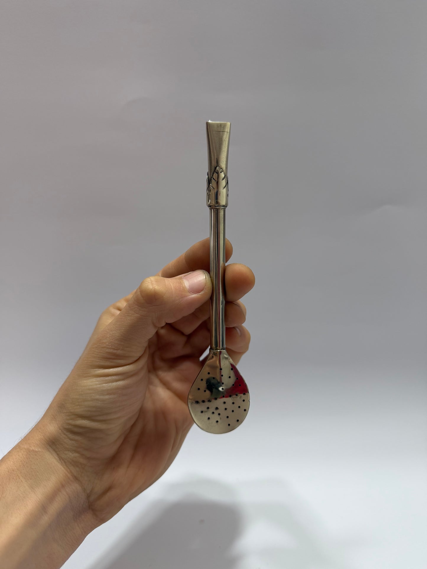 Bombilla Alpaca Coronada Filtro Uruguayo XL