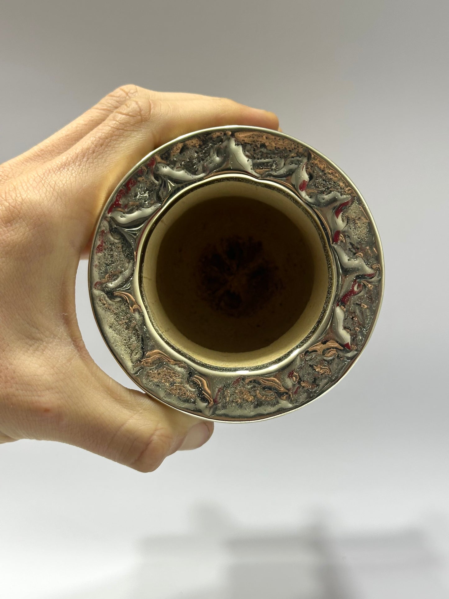 Mate Imperial Cuero Croco Café