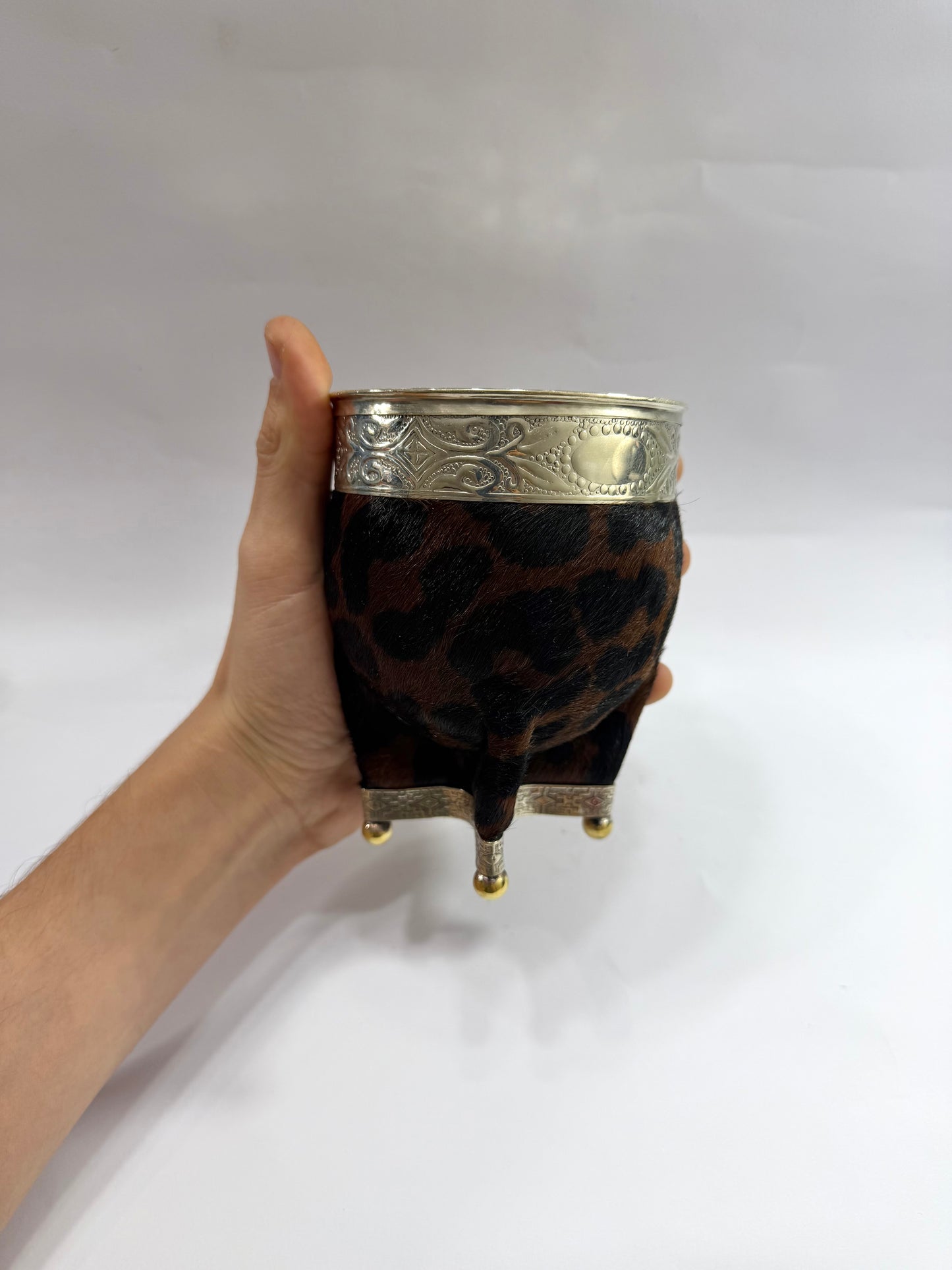 Mate Imperial Premium De Calabaza Animal Print De Selección